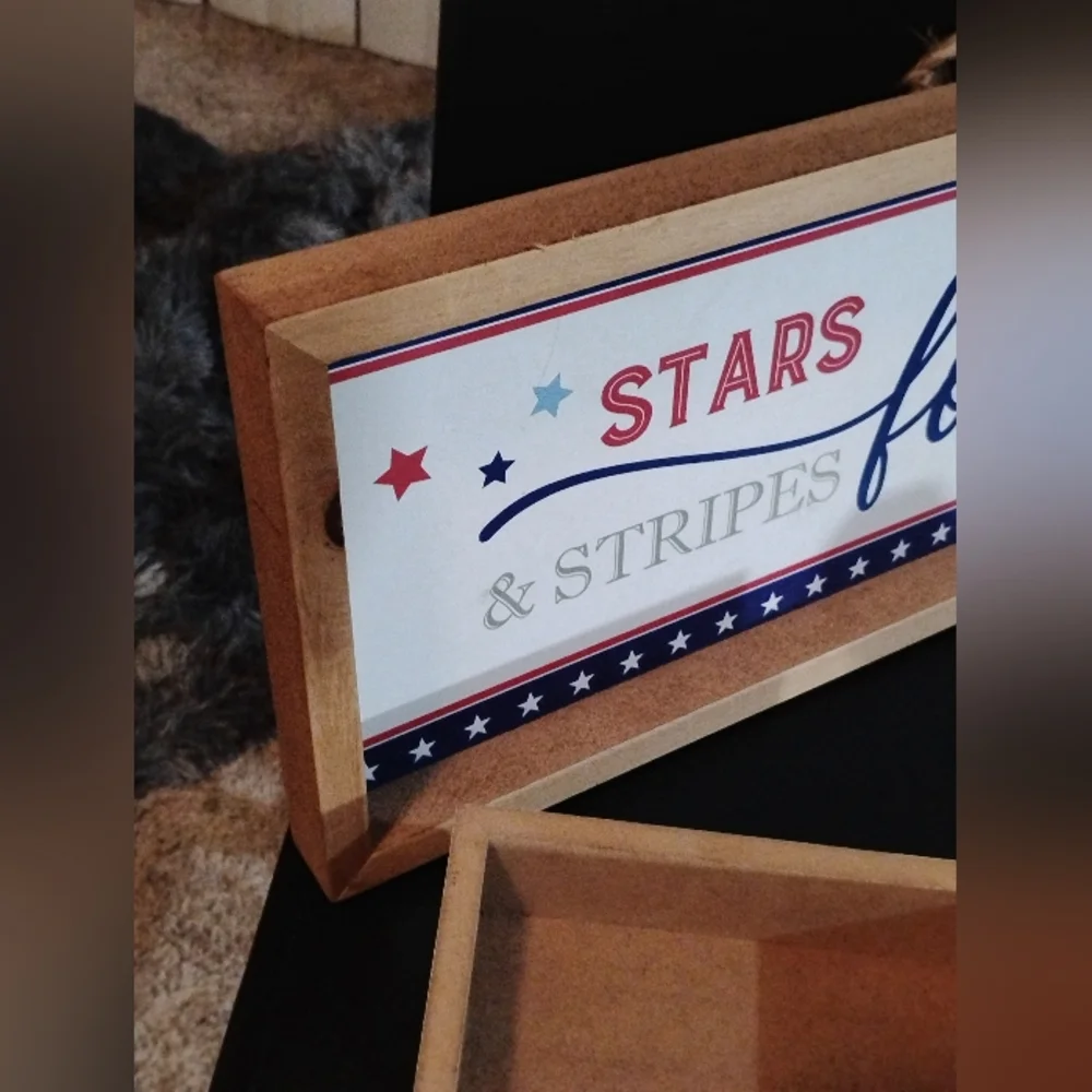🦩Stars & Stripes AMERICA home Decor Bundle - 3 Pieces - Picture 11 of 16